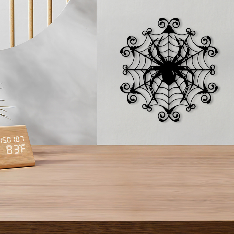 Spider Web Halloween Decoration - 1Vintage Spider Web Metal Wall Decoration，Iron