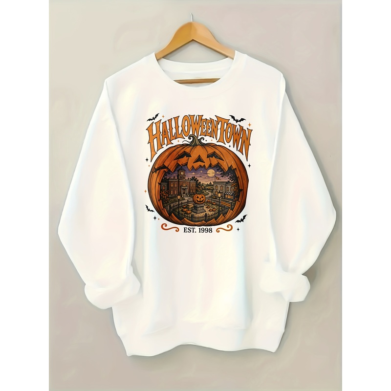 Pumpkin Lantern Halloween - Summer Halloween Town Printed Pumpkin Lantern