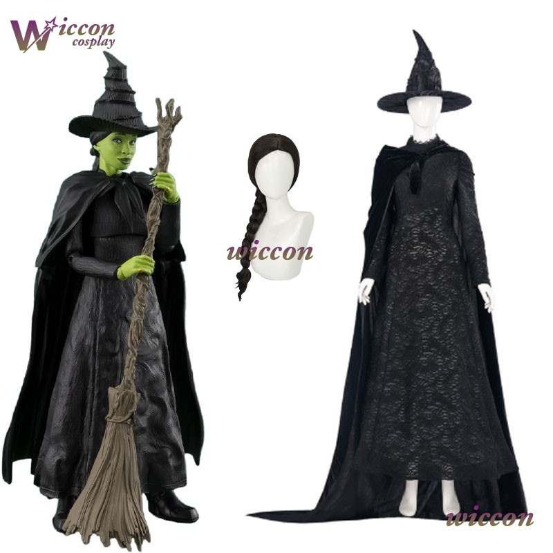 Halloween Costume Kids - YesoK Movie Wicked Elphaba Cosplay Costume