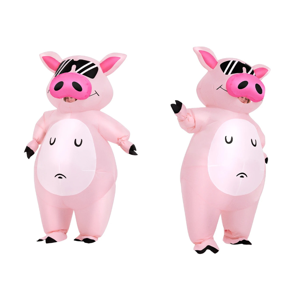 Cartoon Animal Piglet Inflatab - Halloween Costume Adult 评论和价格