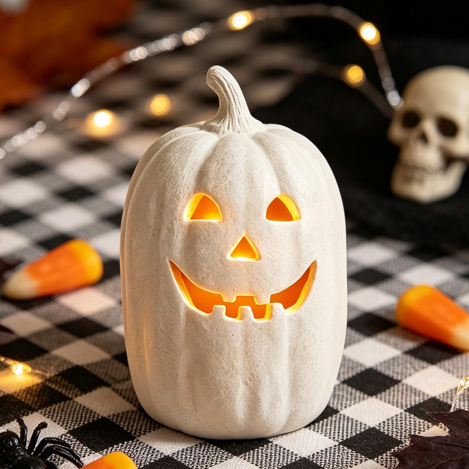 Halloween Pumpkins Crafts Resi - Pumpkin Lantern Halloween 评论和价格