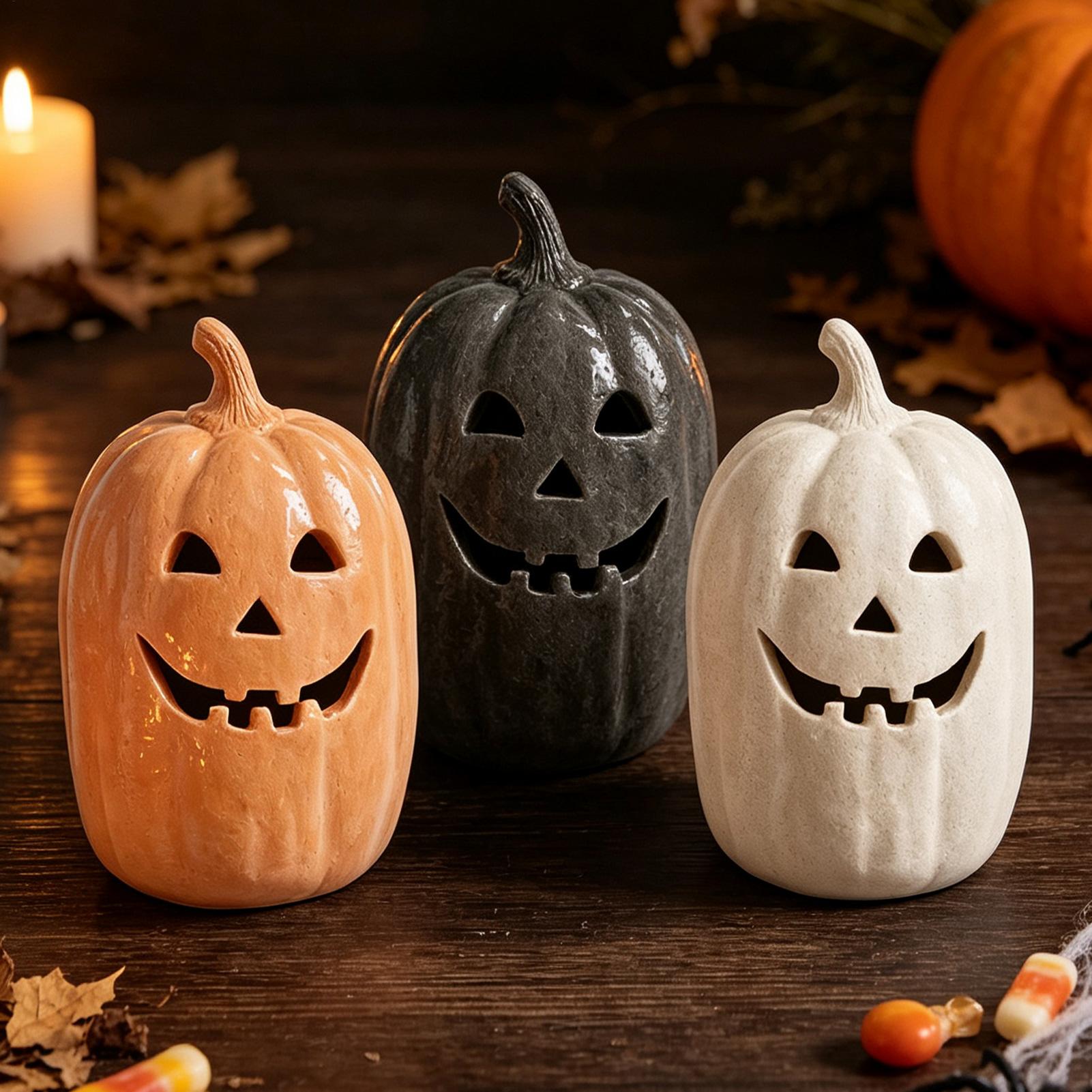 Halloween Pumpkins Crafts Resi - Pumpkin Lantern Halloween 评论和价格