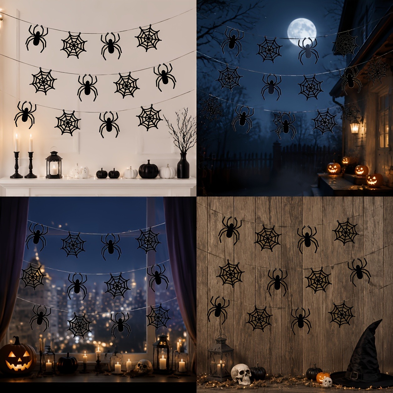 2 sets of Halloween spider web - Spider Web Halloween Decoration 评论和价格