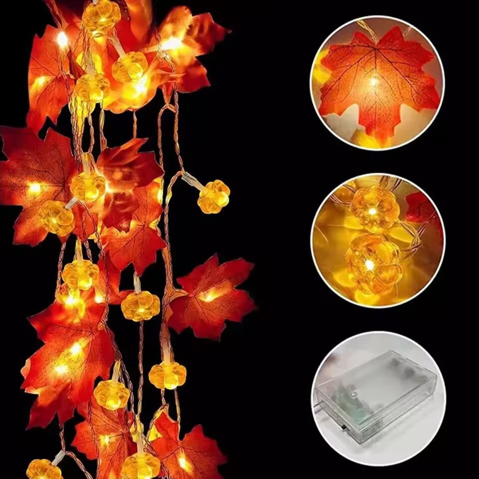 59in/118in Halloween Pumpkin M - Halloween Led String Lights Orange 评论和价格