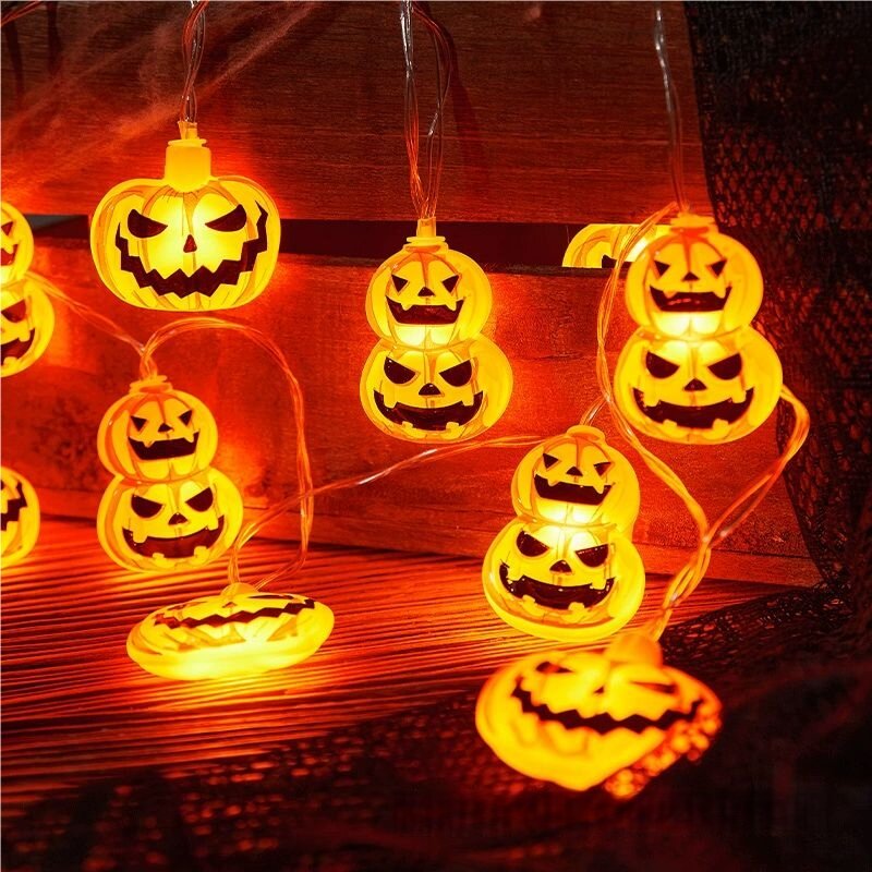 Halloween 10/20LED String Ligh - Halloween Led String Lights Orange 评论和价格