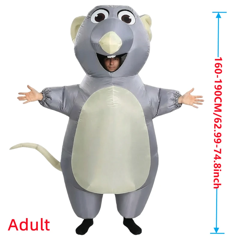 Adult Kids Inflatable Gray Mou - Halloween Costume Kids 评论和价格