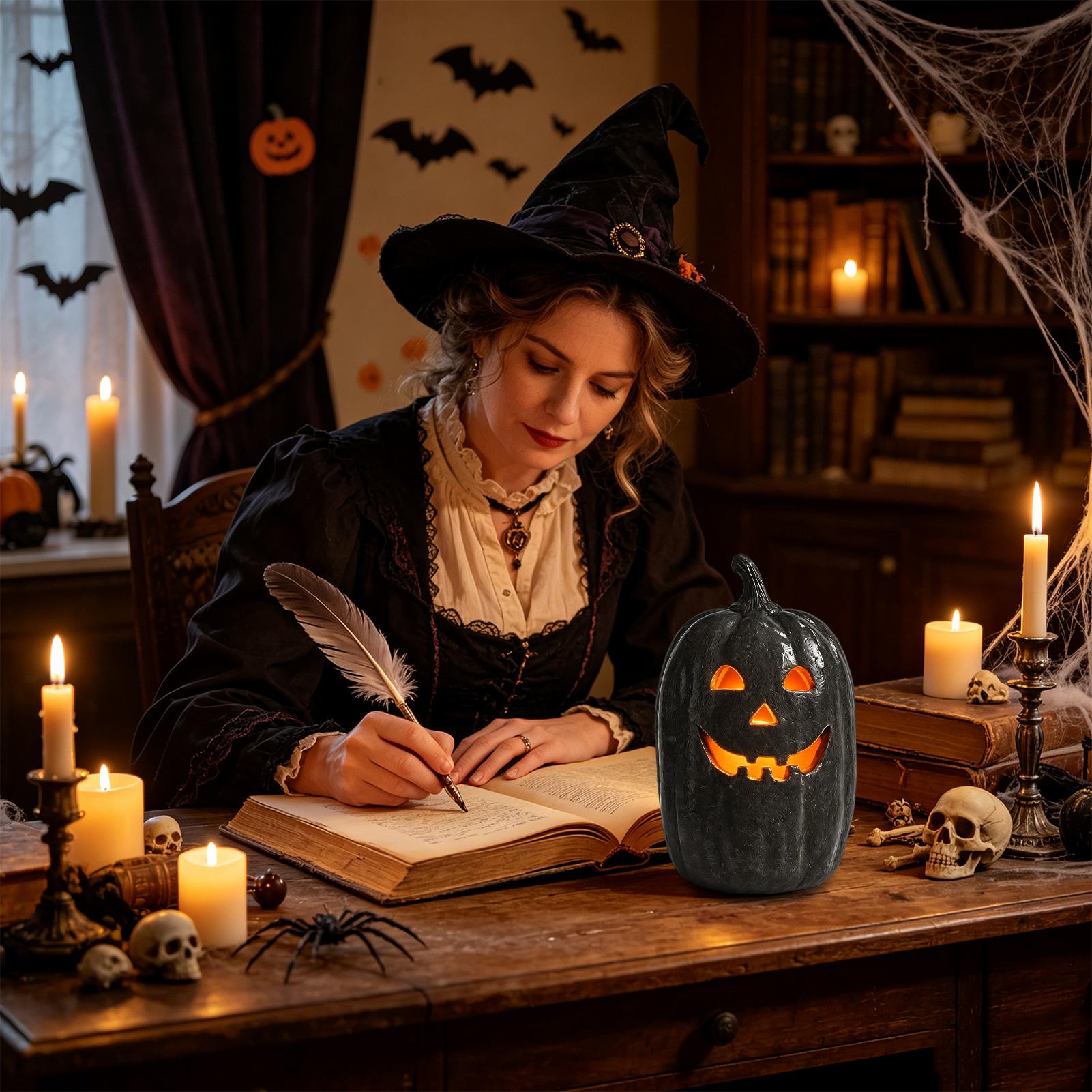 Spooky Pumpkin Lanterns Pumpki - Pumpkin Lantern Halloween 评论和价格