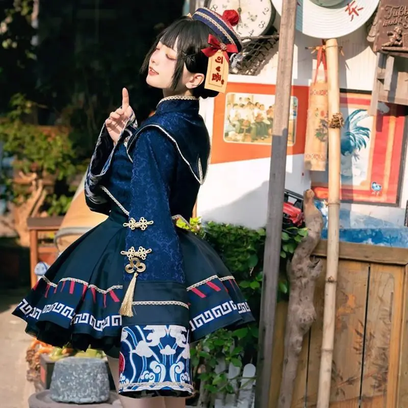 Lolita Chinese Style Sweet Dre - Halloween Costume Kids 评论和价格