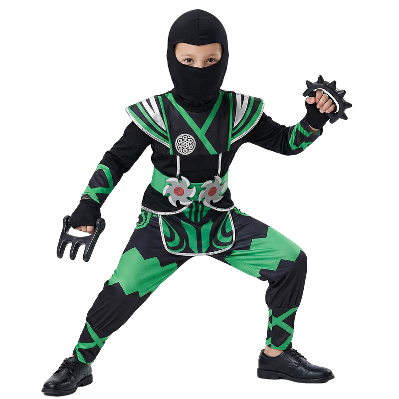 Japanese Ninja Costume Set for - Halloween Costume Kids 评论和价格