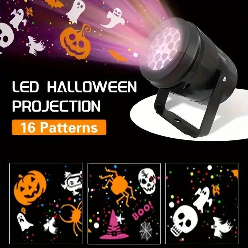 Halloween LED Projector Light  - Halloween Pumpkin Decor Led 评论和价格
