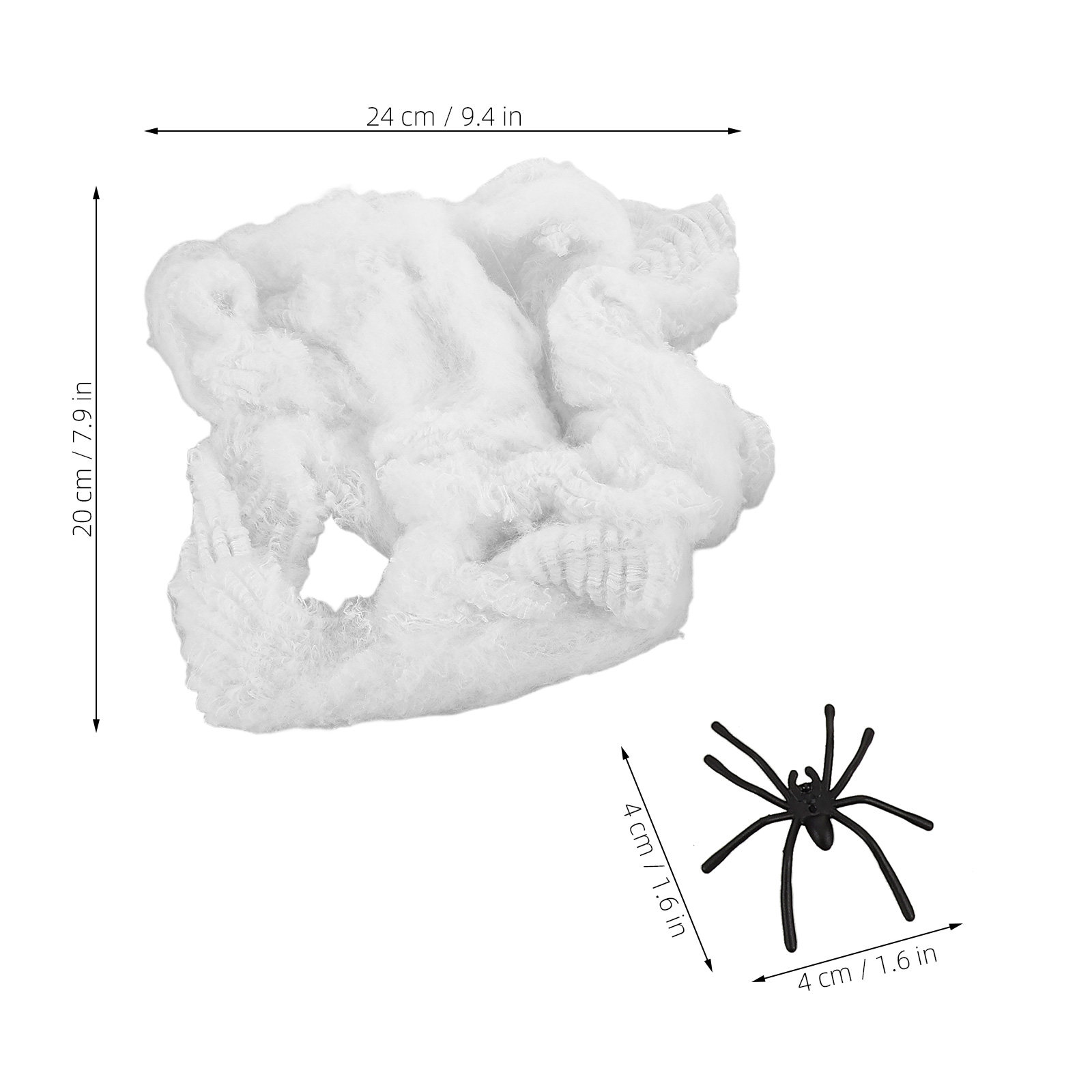 1Set Halloween Spider Web Deco - Spider Web Halloween Decoration 评论和价格