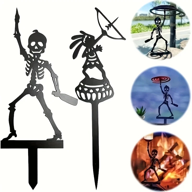 [Metal Archery Stand] Portable - Halloween Skeleton Decoration 评论和价格