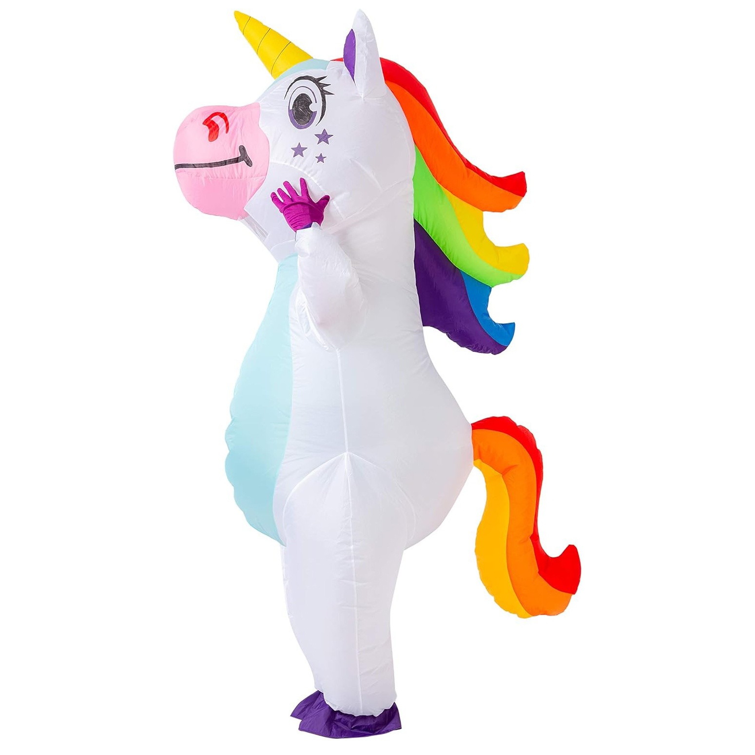 Inflatable Unicorn Costume Adu - Halloween Costume Adult 评论和价格