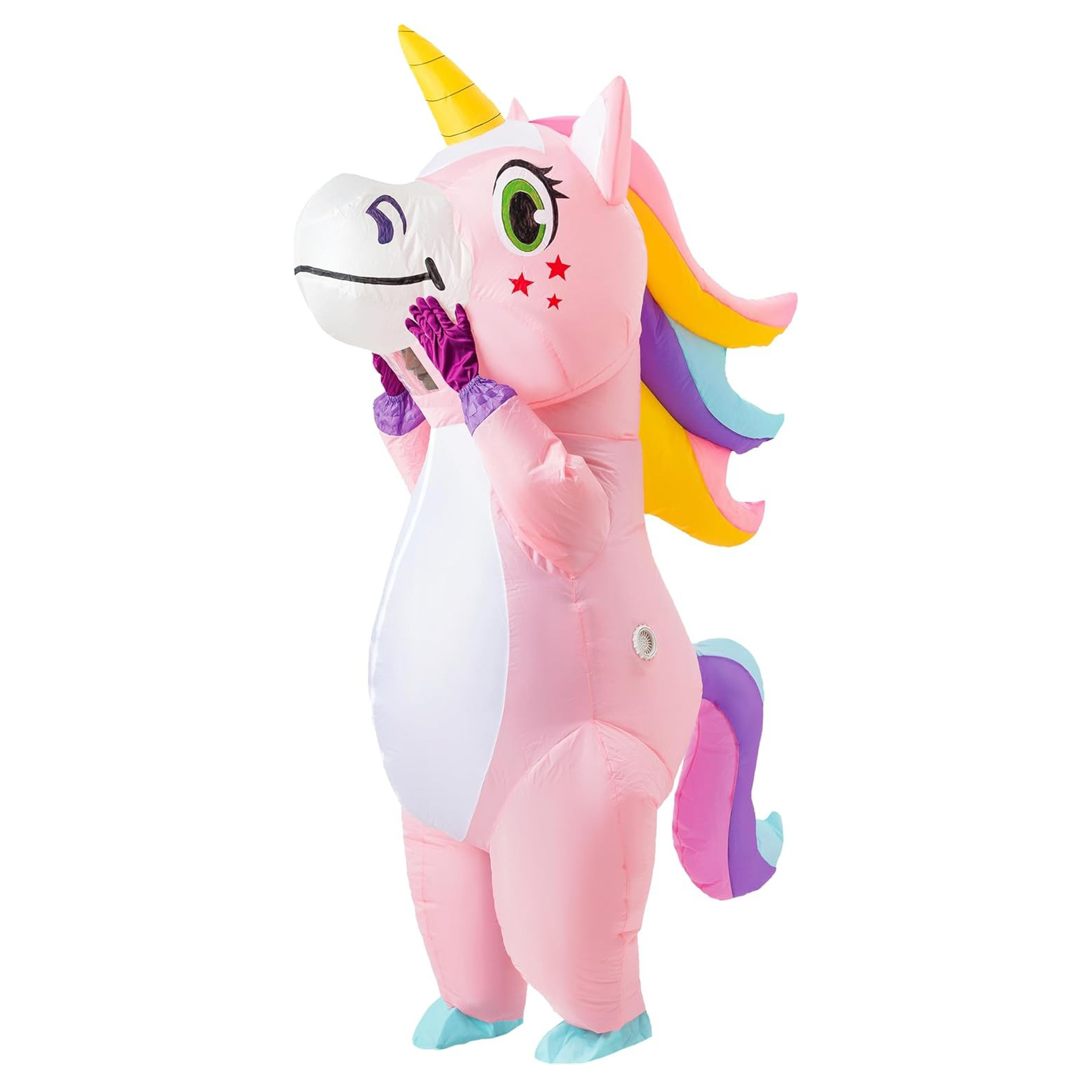 Inflatable Unicorn Costume Adu - Halloween Costume Adult 评论和价格