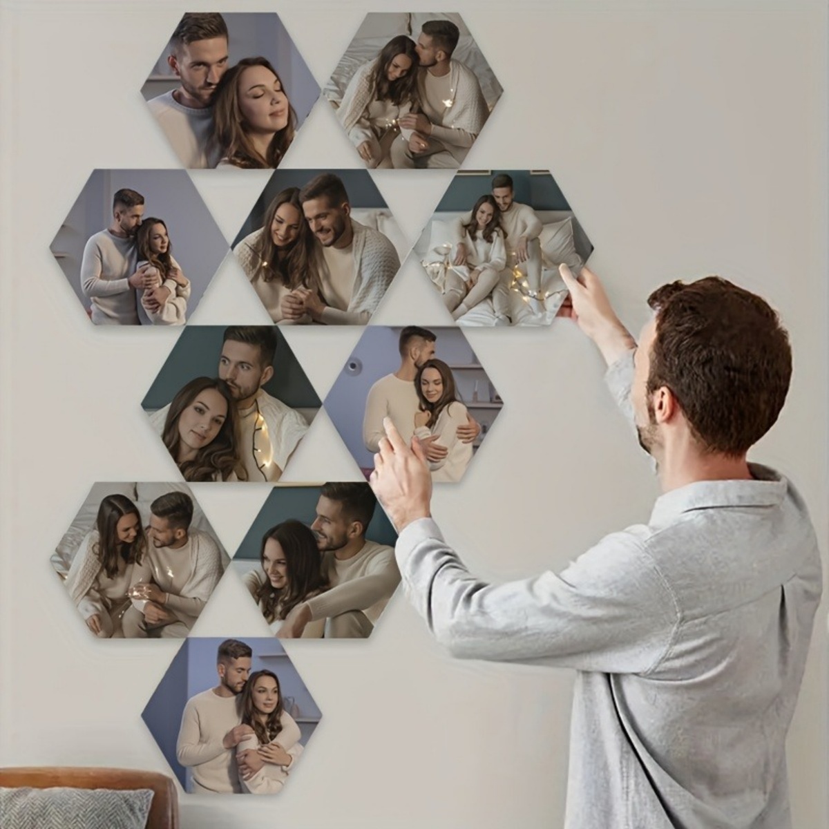 Custom Wall Decor — Modern Hex - Halloween Party Supplies 评论和价格