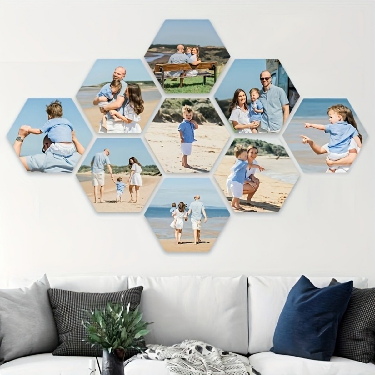 Custom Wall Decor — Modern Hex - Halloween Party Supplies 评论和价格