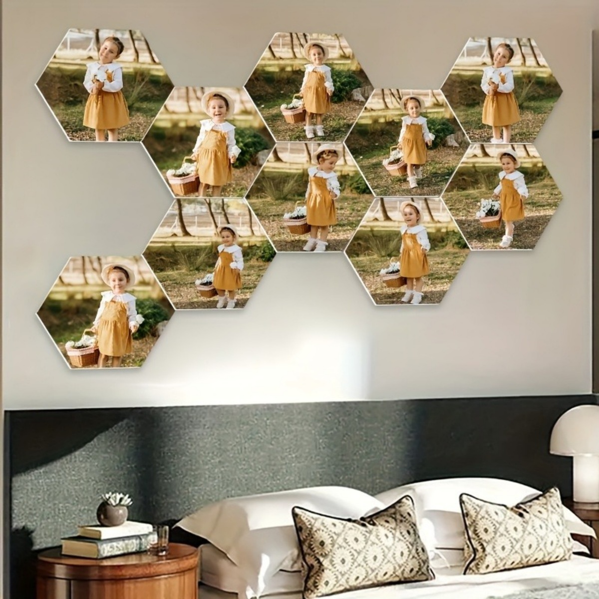 Custom Wall Decor — Modern Hex - Halloween Party Supplies 评论和价格