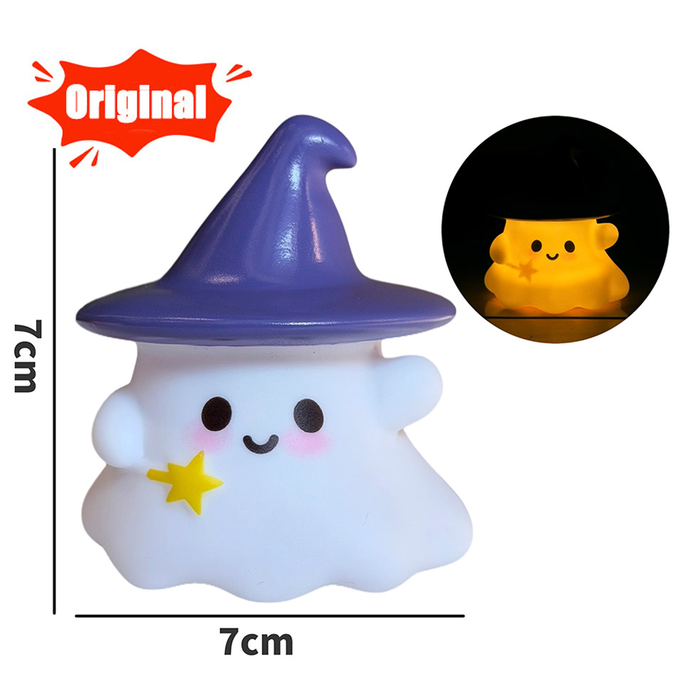 Kawaii Witch Ghost Pumpkin Sil - Halloween Pumpkin Decor Led 评论和价格