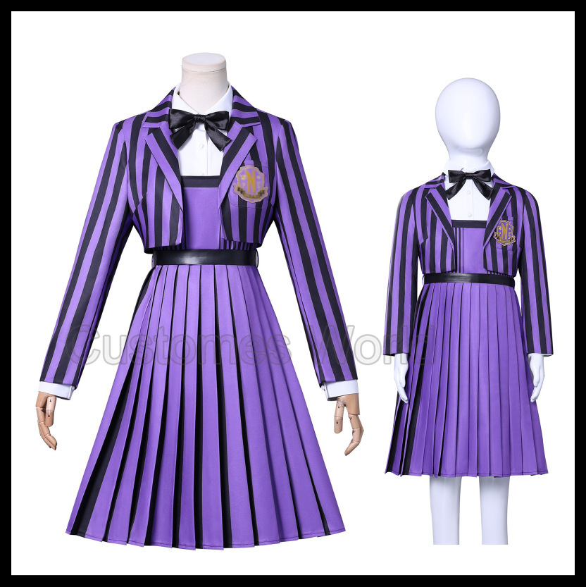 Nevermore Academy Uniform Emma - Halloween Costume Kids 评论和价格