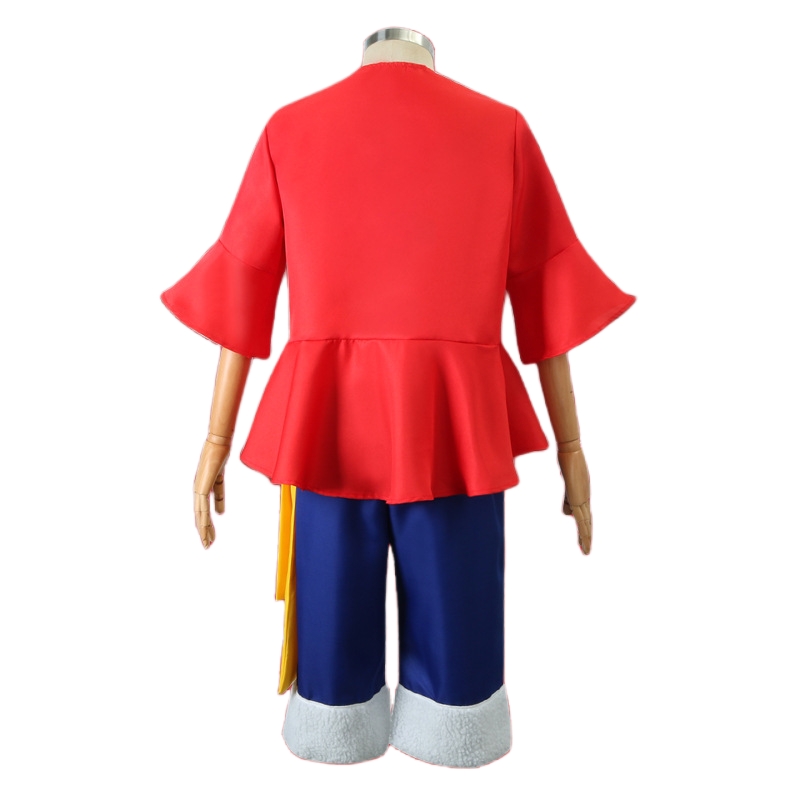 Luffy Cosplay Costume Hat Wig  - Halloween Costume Kids 评论和价格