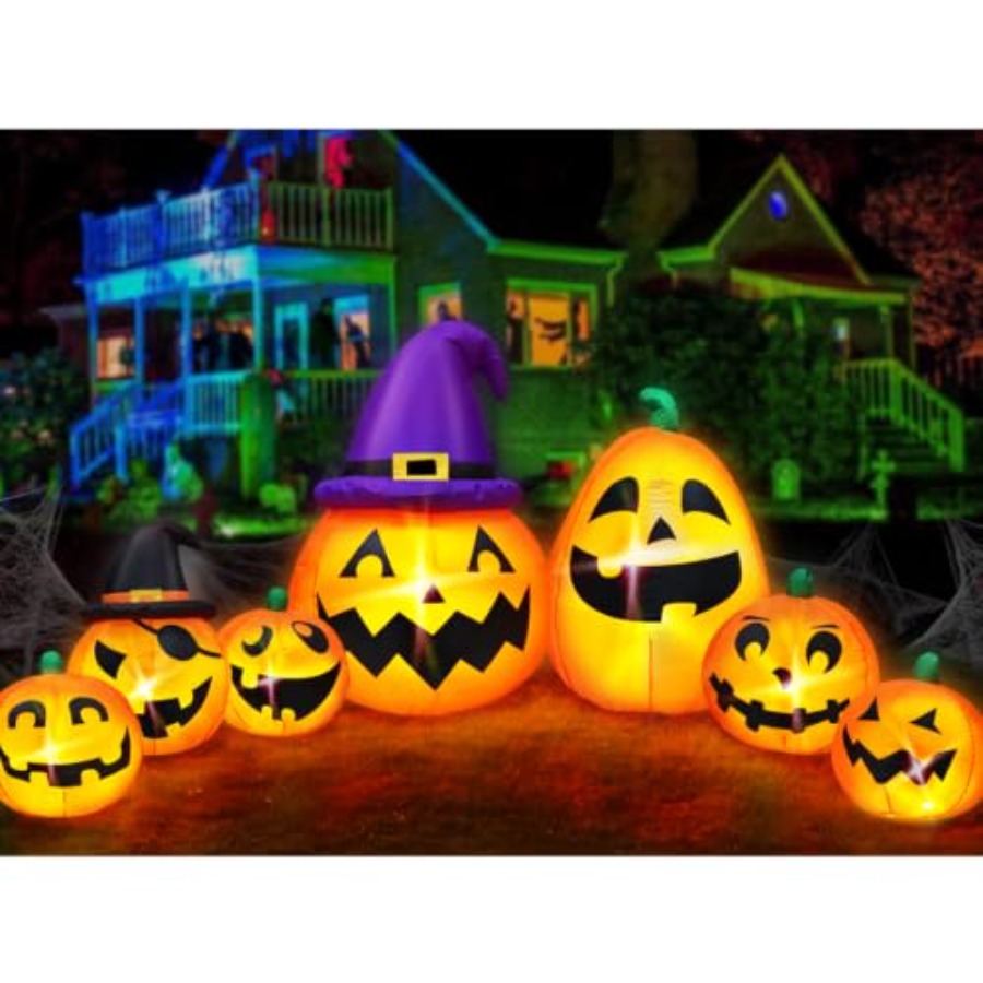 Outdoor Halloween inflatable p - Halloween Pumpkin Decor Led 评论和价格