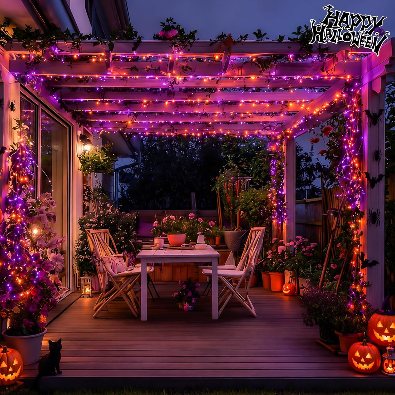Halloween Solar Copper Wire St - Halloween Led String Lights Orange 评论和价格