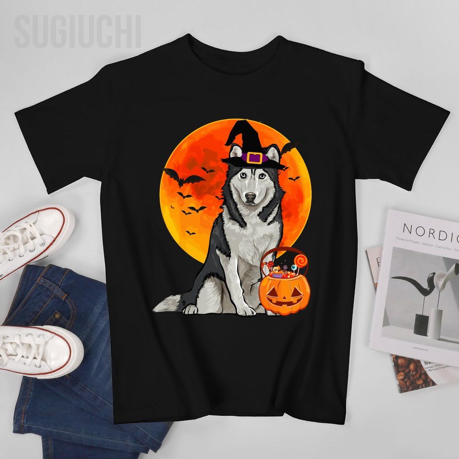 Unisex Men Dog Halloween Siber - Pumpkin Lantern Halloween 评论和价格
