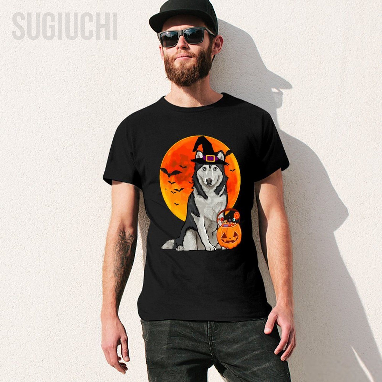Unisex Men Dog Halloween Siber - Pumpkin Lantern Halloween 评论和价格