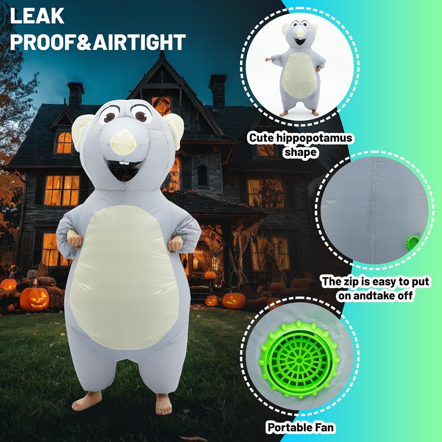Inflatable Mouse Costume for A - Halloween Costume Adult 评论和价格