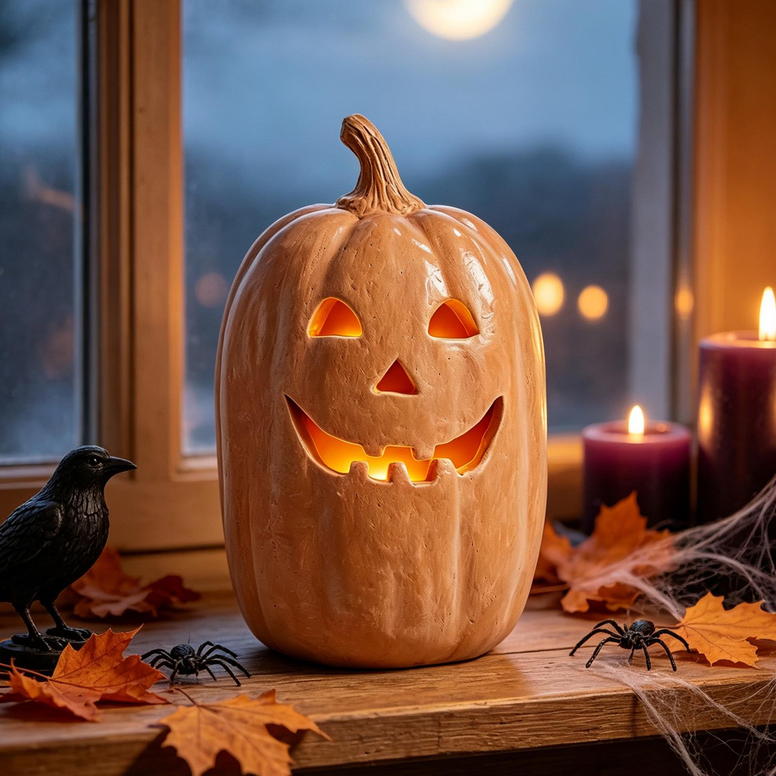 Pumpkin Lanterns Decor Handmad - Pumpkin Lantern Halloween 评论和价格