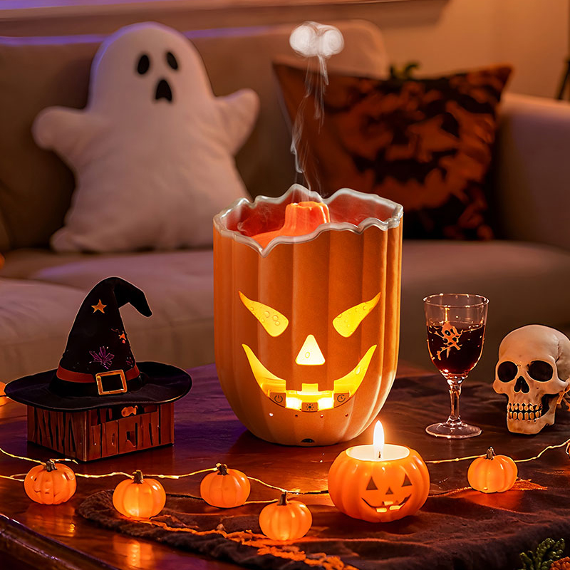 Pumpkin Air Humidifier, 7 Colo - Halloween Pumpkin Decor Led 评论和价格