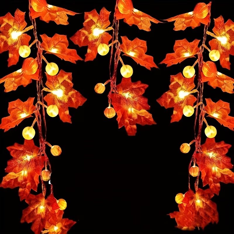 59/118in Halloween Pumpkin Map - Halloween Led String Lights Orange 评论和价格